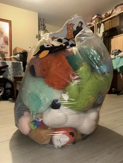 Bag of plushies