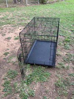 1-door Dog cage: 36" long x 25" high x 22" wide