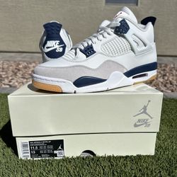 Nike Air Jordan 4 Retro SB Navy NEW/RECEIPT SIZE: 11.5 $370 FIRM ONLY!!