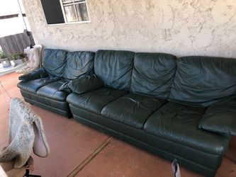 LEATHER COUCHES