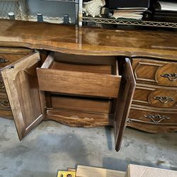Vintage Real Wood Dresser