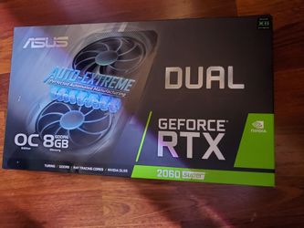 Asus Dual Series OC 8GB RTX Graphics Card