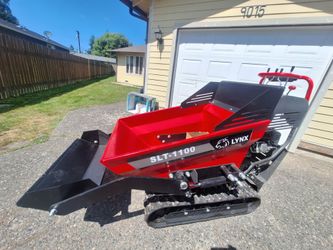 Mini dump loaded hydraulic dump 1,100 lbs capacity