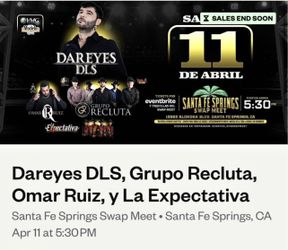Los Dareyes Tickets