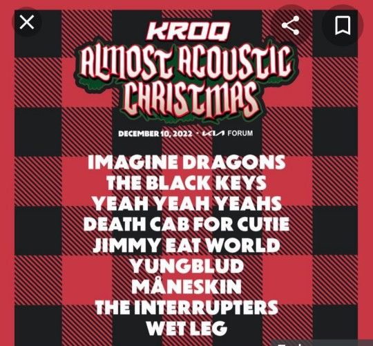 Kroq Almost Acoustic Xmas Face Value