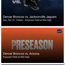 Broncos Tickets