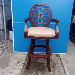 Antiques Chair Rotatory  Of Fine Wood , $45