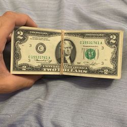 1976 2$ Bills