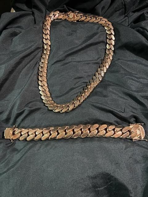 Cuban Link Set/Chain/Bracelet