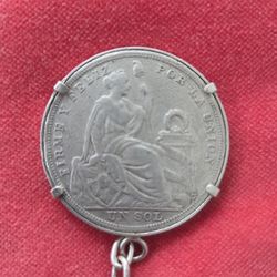 Coin. Silver Sol from Peru 