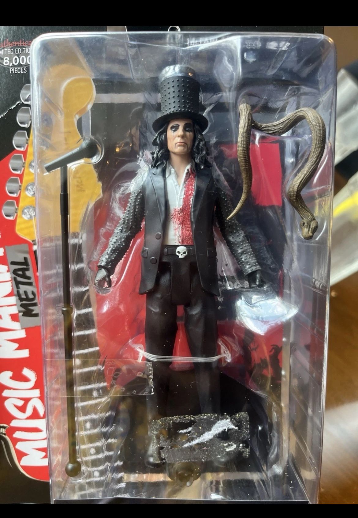 McFarlane Music Maniacs ALICE COOPER 6-inch Action Figure