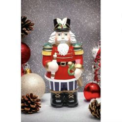 Gorgeous LARGE Ceramic Nutcracker Christmas 