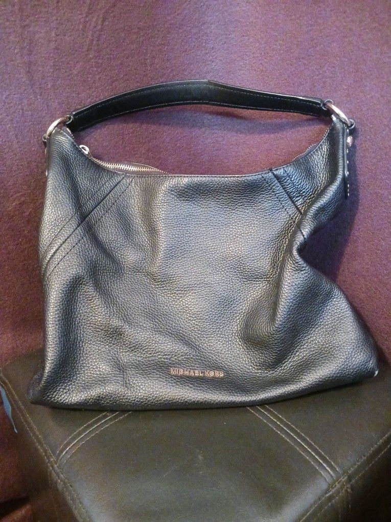 Michael Kors Black Leather Bag