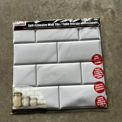 Self-Adhesive Wall Tile (White)