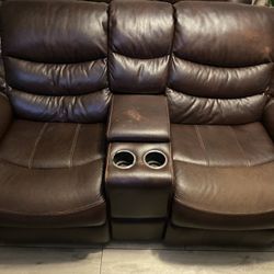 Leather Couch 