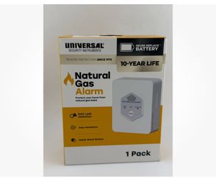Universal Security Instruments Natural Gas Alarm - New