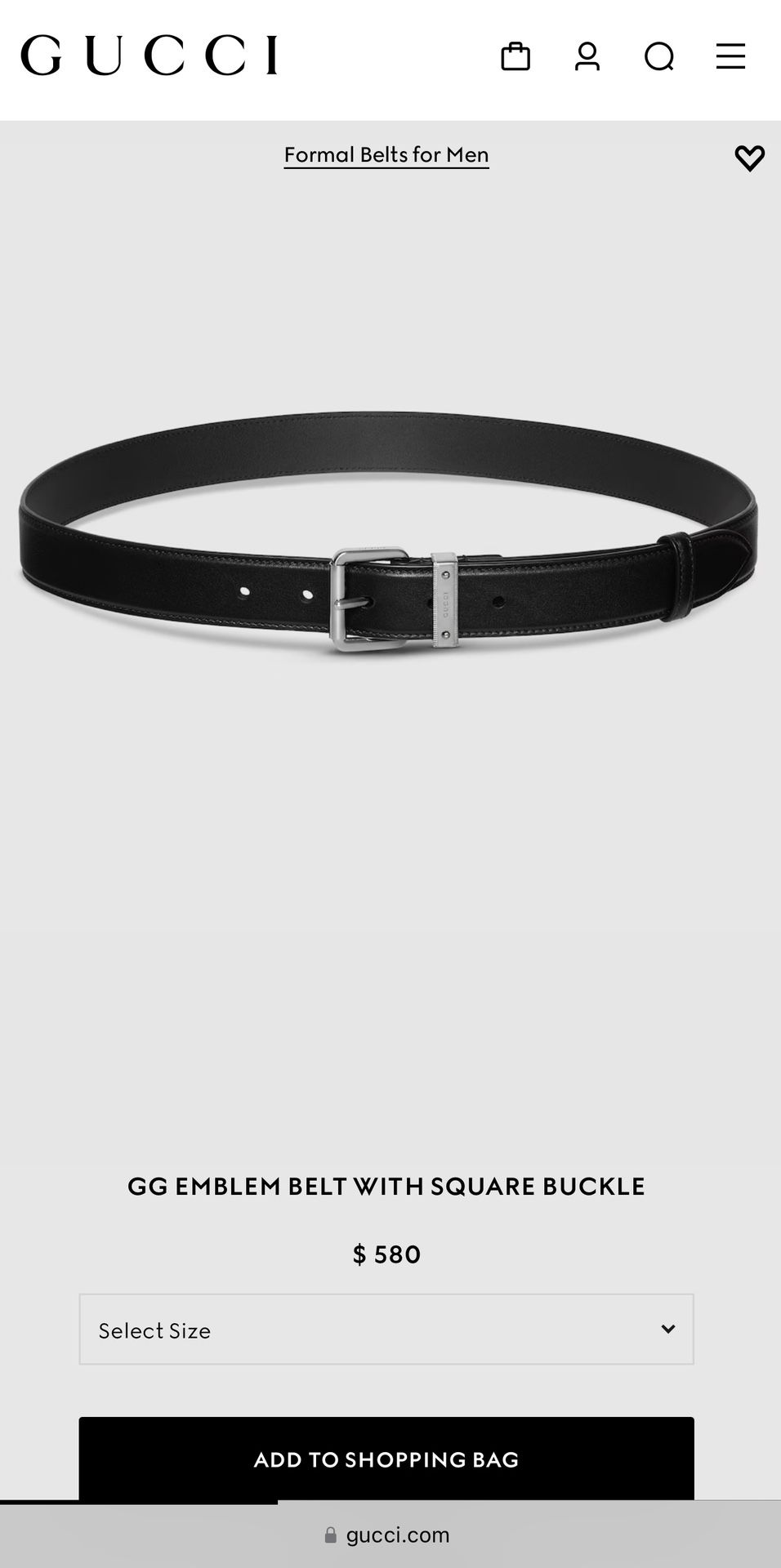 Gucci Belt