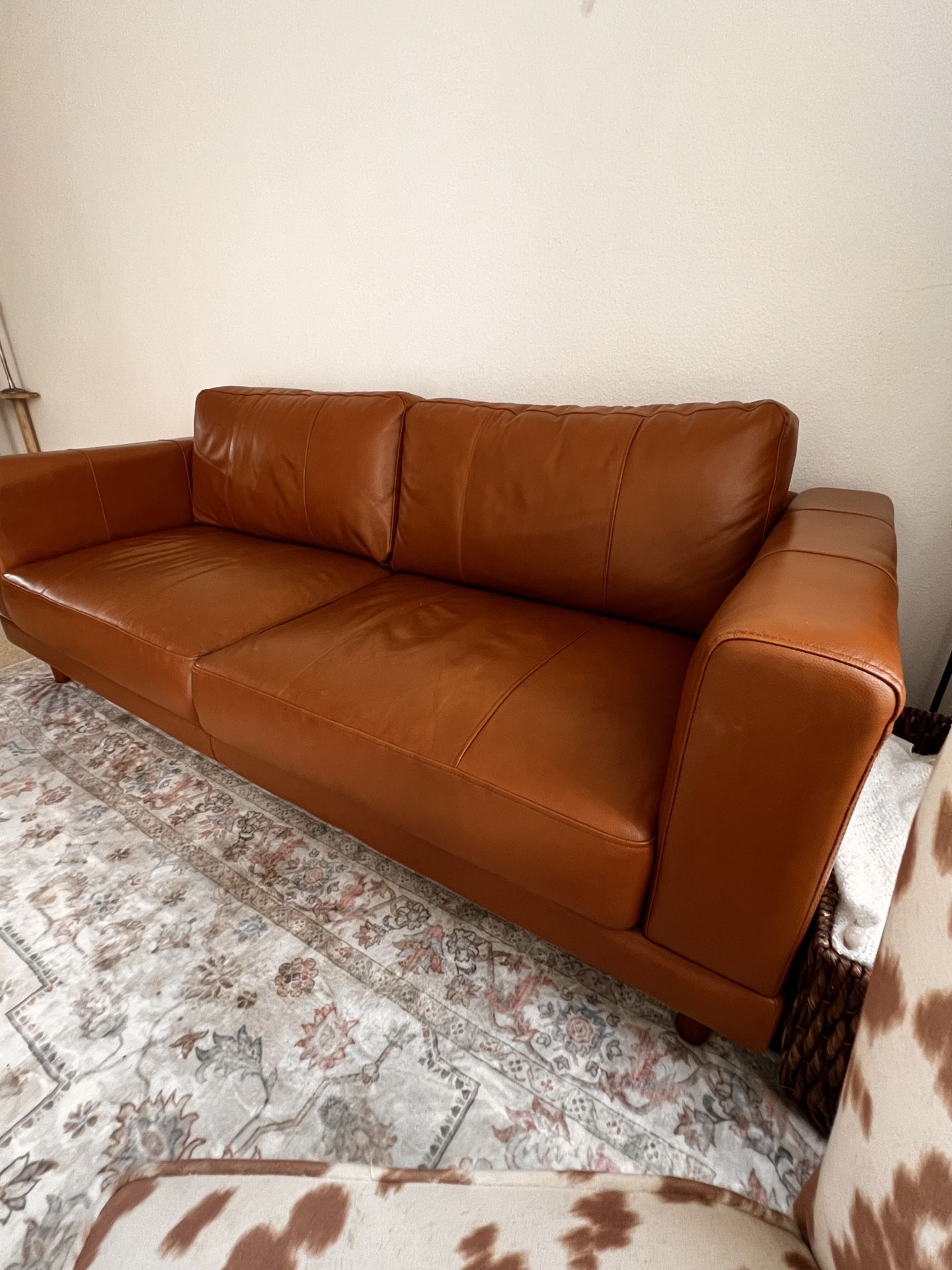 Genuine Leather Couch