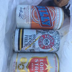 Vintage Beer Can Collection Only $15