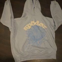 Light Blue Sp5der hoodie 