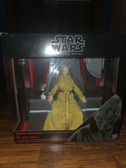 Supreme Leader Snoke (Throne Room) Star Wars: The Last Jedi Black Series Figure