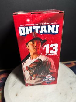Shohei Ohtani 13K Commemorative Bobblehead
