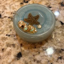 Vintage Collapsible Drinking Cup Sky Blue