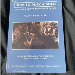 How To Play A Solo SEALED DVD Mandolin Instruction Bluegrass Nate Lee