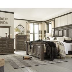 Beautiful Rustic King Bedroom Set