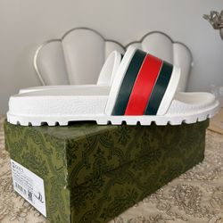 Gucci Web Slides Size 44 ( M 10 ) 