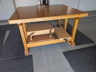 Beautiful Custom Built Woodworking Bench