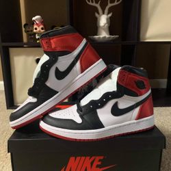 Air Jordan 1 High Satin Black Toe (wmns)