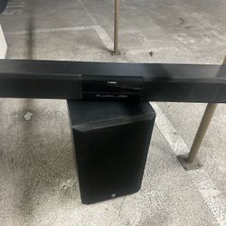 Yamaha Soundbar With Subwoofer 