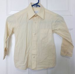 Yellow shirt for little boys