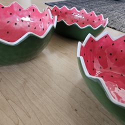 Plastic Watermelon Bowls