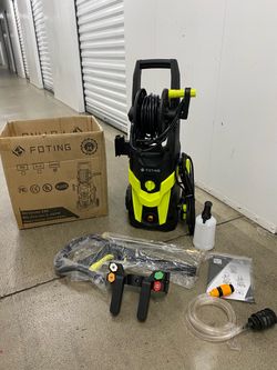Electric pressure washer green