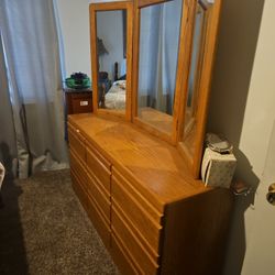 Dresser And Mirror
