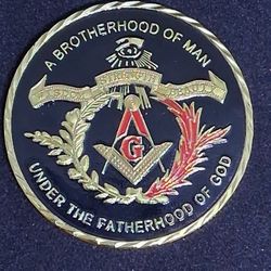 Free Mason Challenge Coin 1