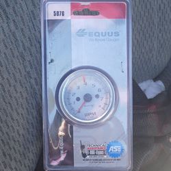 EQUUS GAUGES  2½ White Tachometer 