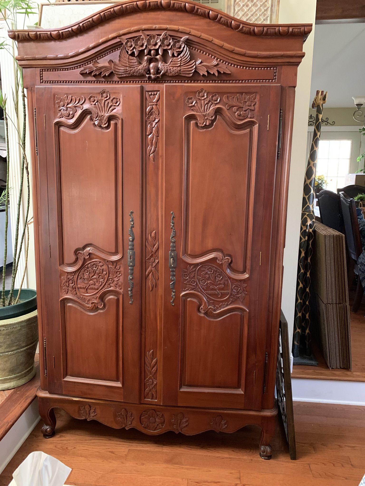 Armoire Carved