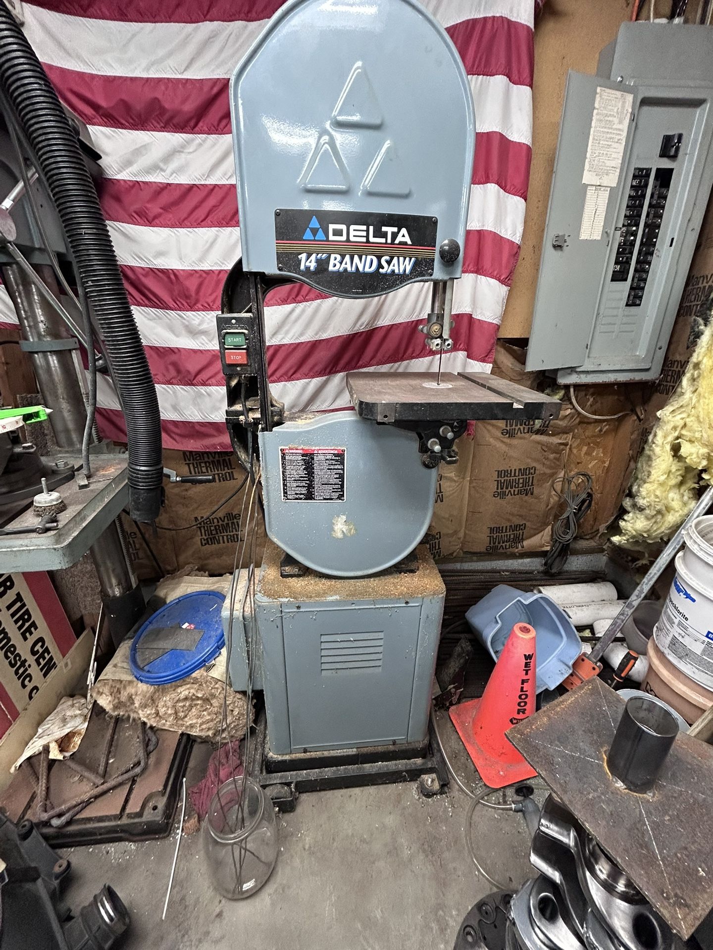14’’ Band Saw and Drill Press