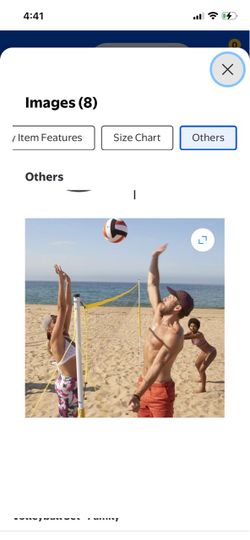 Volleyball with tent in a sack complete set