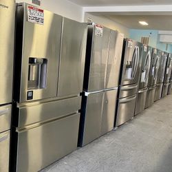 ¡¡👀Variety Of new Scratch&Dent Stainless Fridges Starting At 1,300 Up To 2,800     -15%Off!!