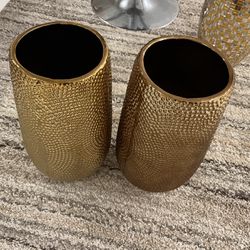 Golden Twin Vase