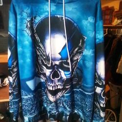 Skull Hoodie Shirt
