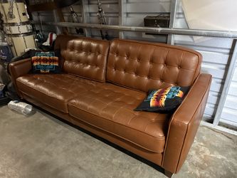 Dania Leather Couch