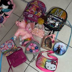 Kids purses & backpacks $3 Each 