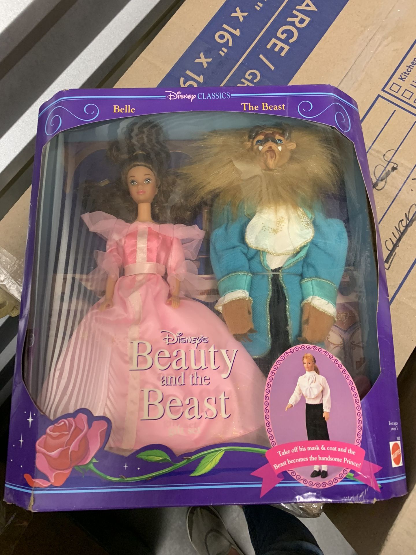 NIB Barbie Beauty And The Beast Set