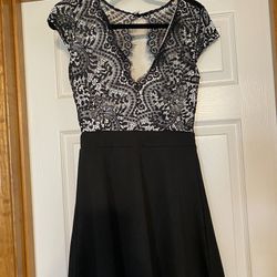 Cute Black Lace Dress