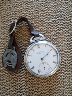 Antique Waltham AM pocket watch